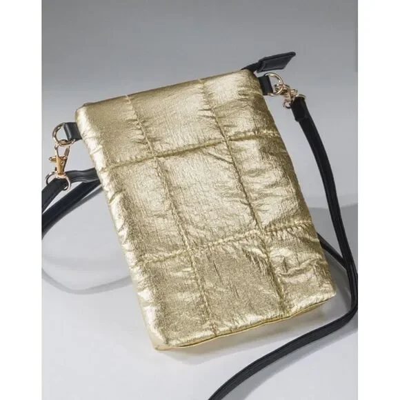Insulated Metallic Bubble‎ Cross Body Bag - Picture 3 of 7